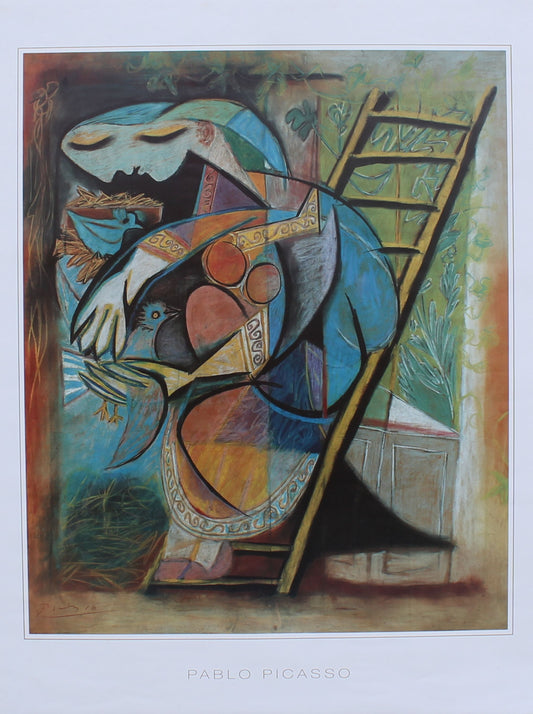 Pablo Picasso - Femme aux Piggeons (23.5 in x 31.5 in)