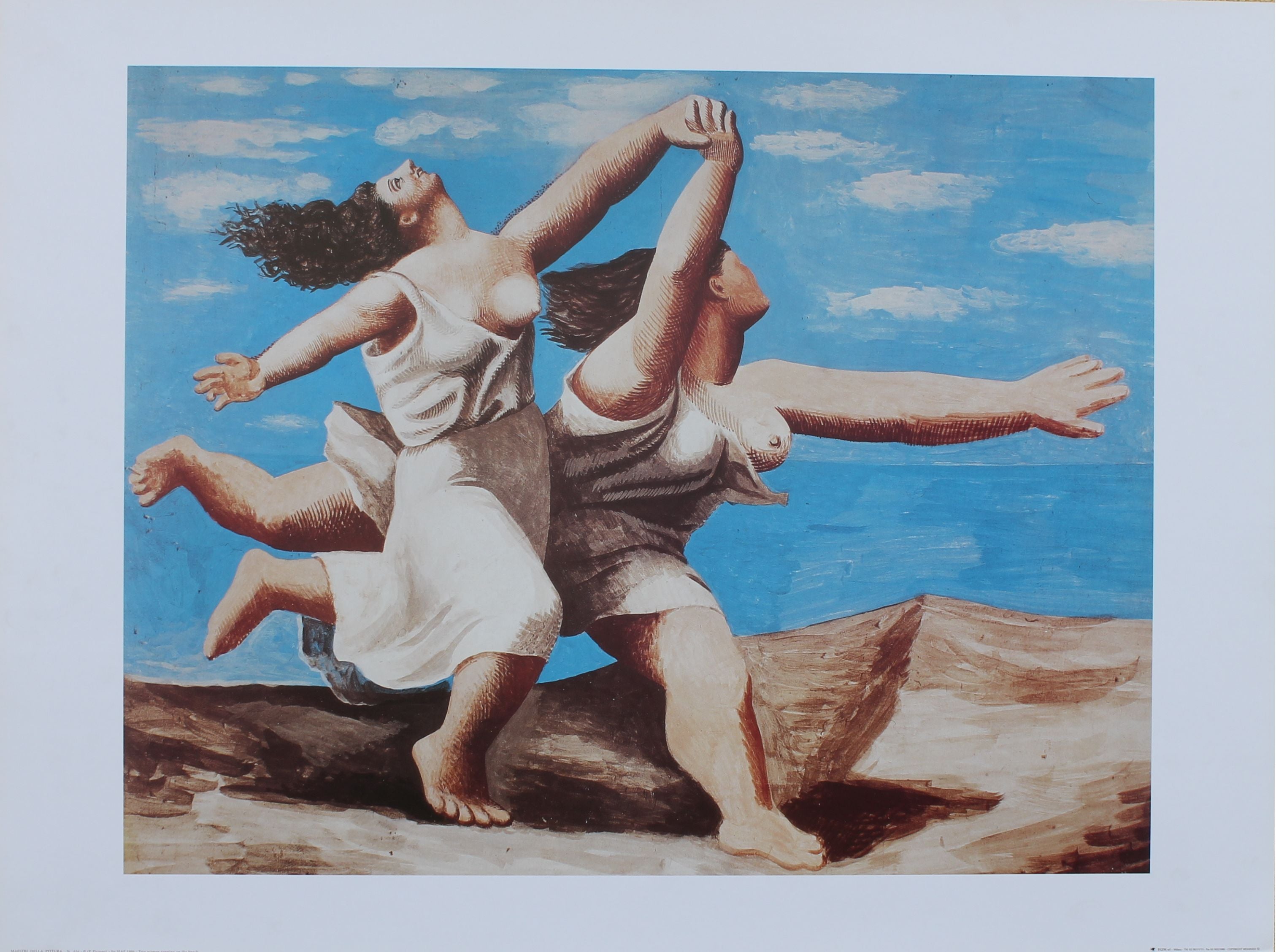 Pablo Picasso - Two Women Running on the Beach (31.5 in x 23.5 in)
