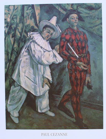 Paul Cezanne - Piriot et Arliquin (23.5 in x 31 in)