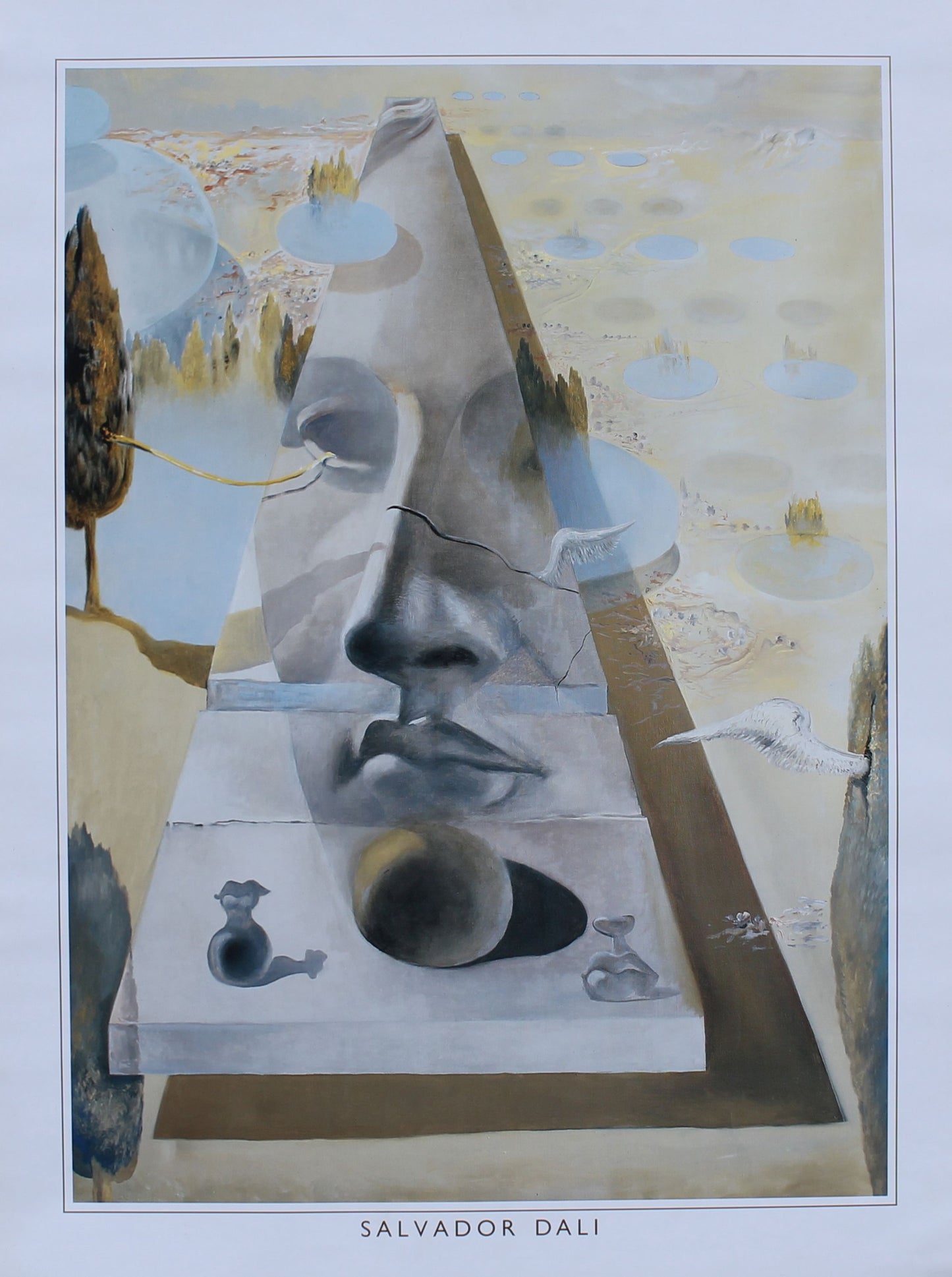 Apparition of the Visage of Aphrodite of Cnidos in a Landscape (23.5 in x 31.5 in)