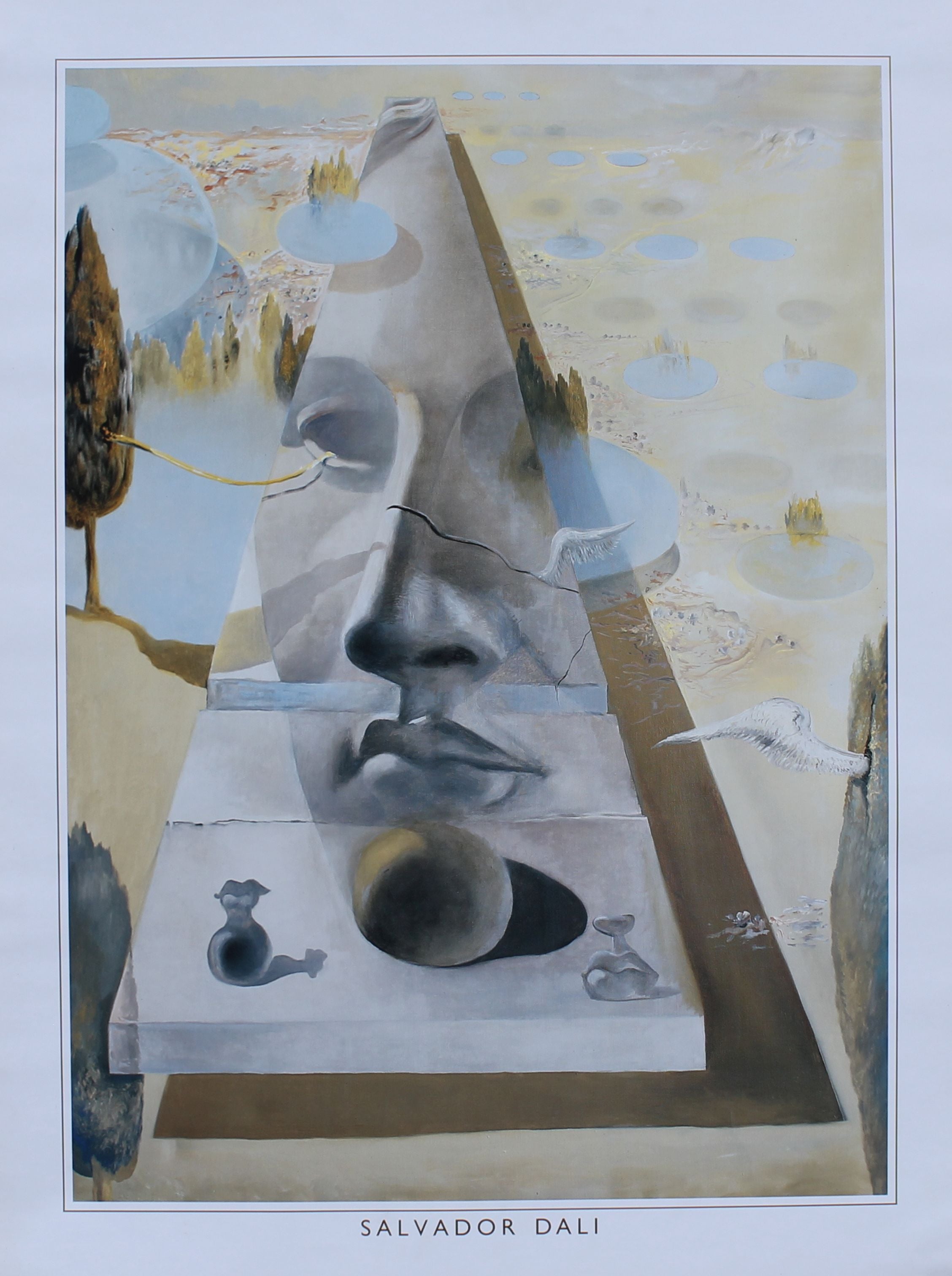 Apparition of the Visage of Aphrodite of Cnidos in a Landscape (23.5 in x 31.5 in)