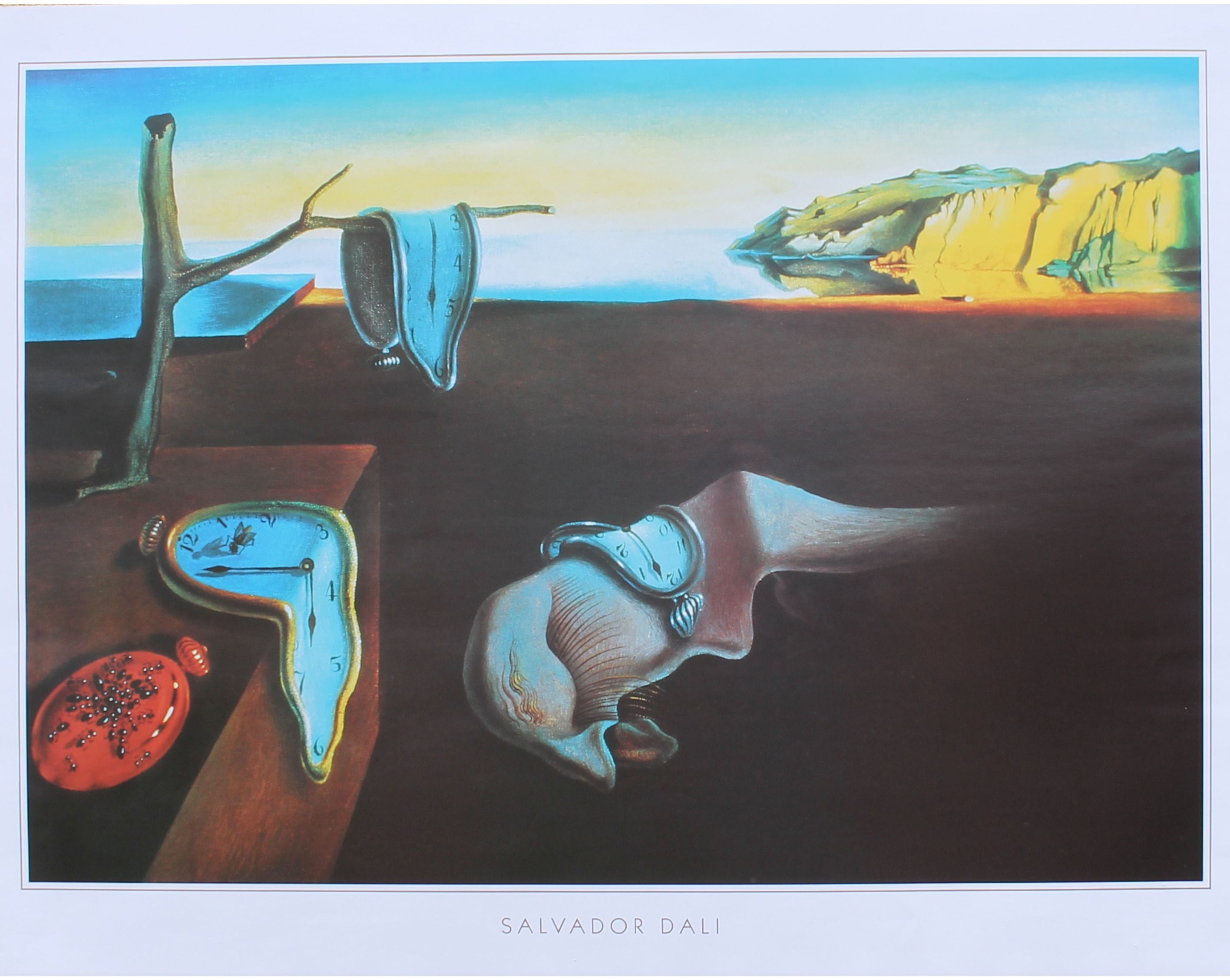 Salvador Dali - Perssistance de la Memoria (31.5 in x 23.5 in)