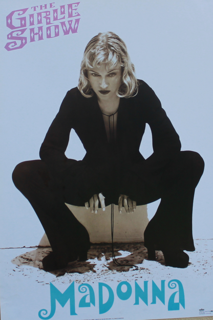 Vintage Madonna "The Girlie Show" Concert Poster