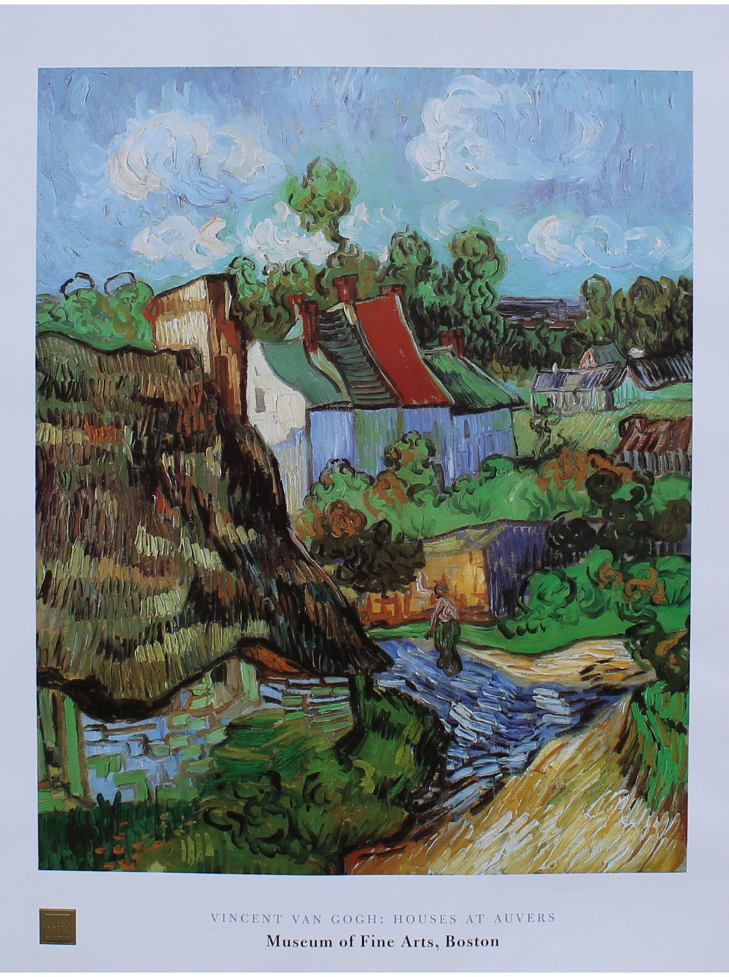 Vincent Van Gogh - Houses at Auvers (23.5 in x 31.5 in)