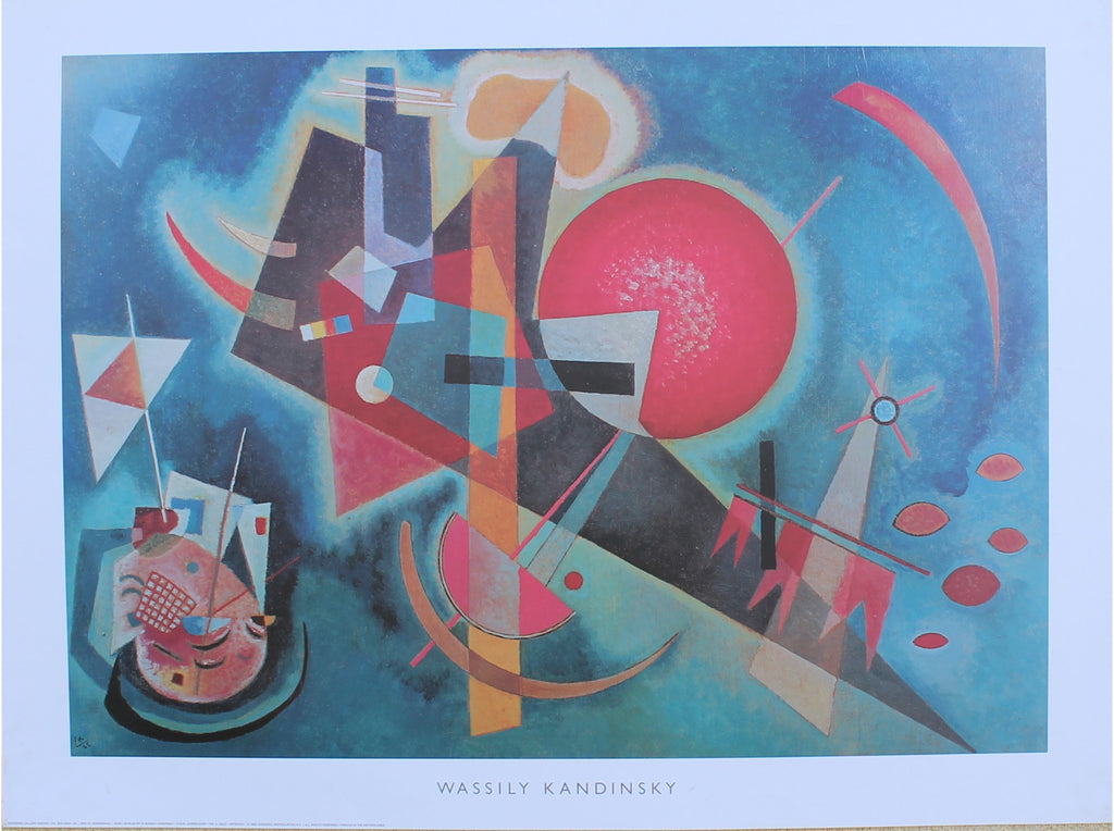 Wassily Krandinsky - Dans le bleu (31.5 in x 23.5 in)