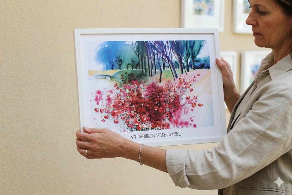 Mike Fitzpatrick - Field of Poppies (28 in x 22 in)