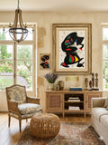 Joan Miro - Aufrechte figur (23.5 in x 31.25)