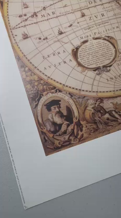 Nova Totius Terrarum Orbis Geographica Ac Hydrographica Tabula (31.5 in x 23.5 in)
