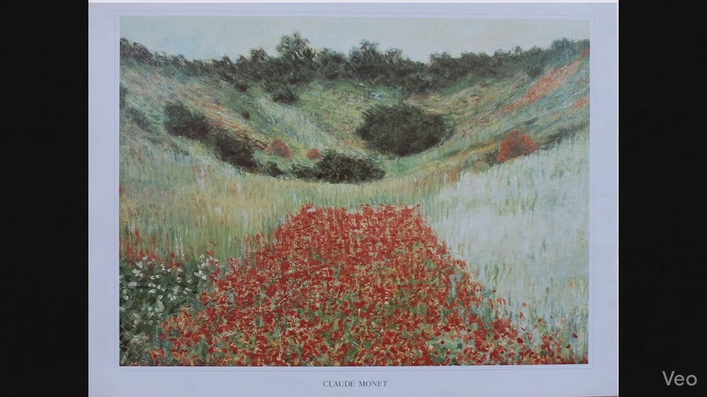 Claude Monet - Poppy Field in a Hollow near Giverny (23.5 in - 31.5)