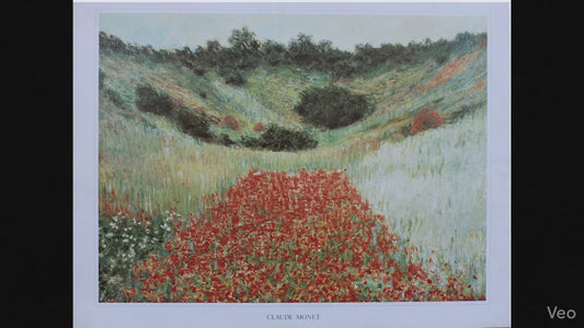Claude Monet - Poppy Field in a Hollow near Giverny (23.5 in - 31.5)