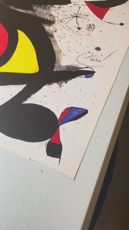 Joan Miro - La Nuit (23.5 in x 31.25 in)