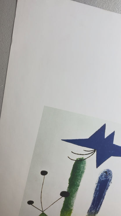 Joan Miro - Fix the Hair of the Stars (31.25 in x 23 1/2 in)