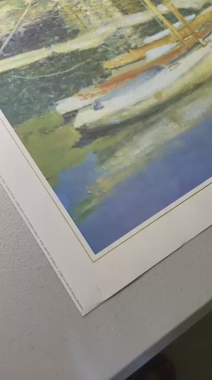 Claude Monet - Le Pont D'Argenteuil (31.5 in x 23.5 in)